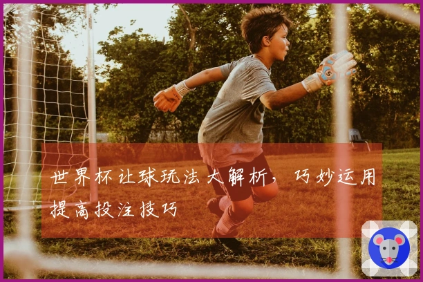 世界杯让球玩法大解析，巧妙运用提高投注技巧